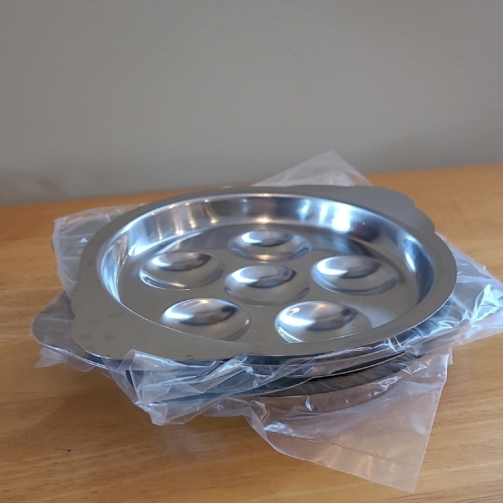 VINTAGE 10 Piece Escargot Set, Stainless Steel - Picture 5 of 14